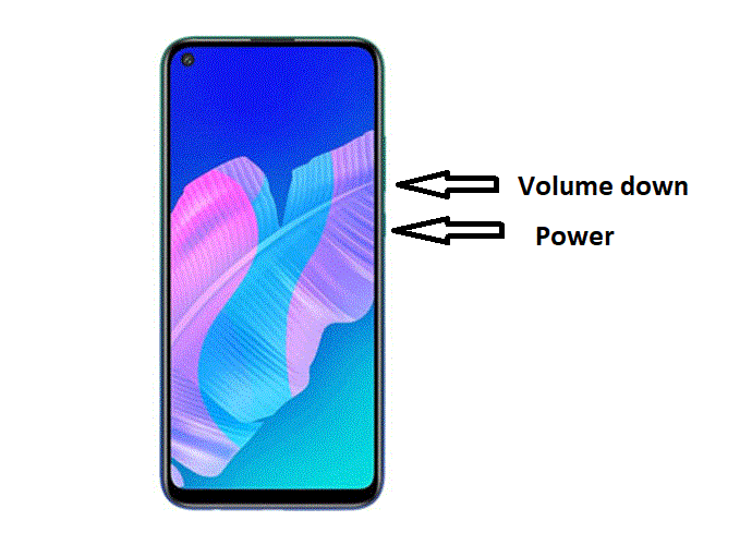 how to screenshot on huawei p40